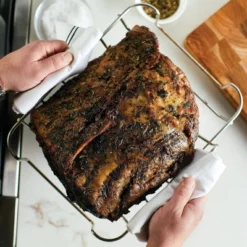 KitchenAid Stainless Steel 5-Ply Clad 15"x11.5" Roasting Pan With Stainless Steel Rack 18 KitchenAid Stainless Steel 5-Ply Clad 15"x11.5" Roasting Pan With Stainless Steel Rack -KitchenAid GUEST 0557cb7b 3463 4fac 9158 be062e6eaa75