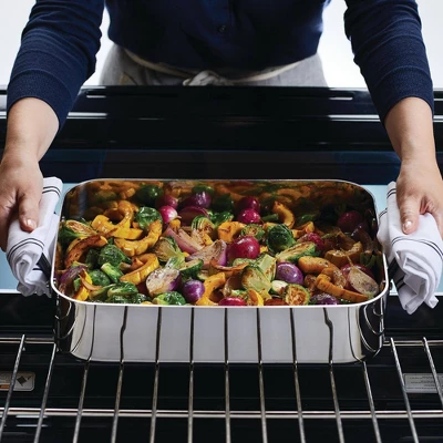 KitchenAid Stainless Steel 5-Ply Clad 15"x11.5" Roasting Pan With Stainless Steel Rack 12 KitchenAid Stainless Steel 5-Ply Clad 15"x11.5" Roasting Pan With Stainless Steel Rack - Image 10