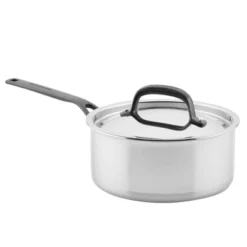 KitchenAid 5-Ply Clad Stainless Steel 10pc Cookware Set: Induction Safe, Even-Heating, Dishwasher-Safe, Riveted Handles -KitchenAid GUEST 0868414f 0a50 4c8a 9e46 1e87fd36fc6f