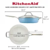 KitchenAid Hard Anodized 5qt Nonstick Ceramic Saute Pan With Lid - Blue Velvet: Large Frying Pan, Tempered Glass Lid -KitchenAid GUEST 09089712 26db 47a2 aa09 8a0e4d20a26a