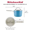 KitchenAid Hard Anodized 3qt Nonstick Ceramic Cookware Sauce Pan - Blue Velvet: Tempered Glass Lid, Stainless Steel Handle 1 KitchenAid Hard Anodized 3qt Nonstick Ceramic Cookware Sauce Pan - Blue Velvet: Tempered Glass Lid, Stainless Steel Handle -KitchenAid GUEST 095f8e8b 729d 44f5 b6d1 9ac64c9497bf