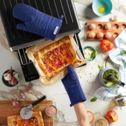 KITCHENAID Asteroid Oven Mitt 2-Pack Set, Cobalt Blue, 7"x12.5" -KitchenAid GUEST 0afa0bce 5255 4b8c b25c b316700ffb61