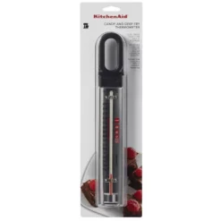 KitchenAid Candy Thermometer Silver: Stainless Steel Analog Food & Baking Thermometer, 100-400°F, Clip Mount -KitchenAid GUEST 0bdccda2 9d6b 4d2d be88 d840d1e7f3bc