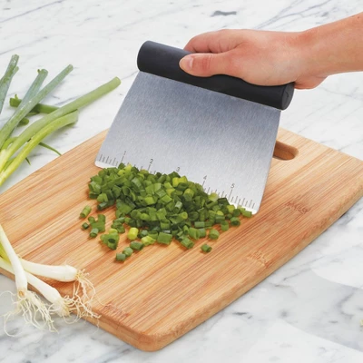 KitchenAid All Purpose Scraper: Black, Dishwasher-Safe, Rubberized Handles, Food & Pastry Scraper, Stainless Steel 8 KitchenAid All Purpose Scraper: Black, Dishwasher-Safe, Rubberized Handles, Food & Pastry Scraper, Stainless Steel - Image 6