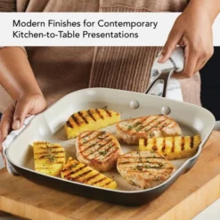 KitchenAid 11.25" Hard Anodized Ceramic Nonstick Grill Pan Matte Black: Lifetime Warranty, Hand Wash, Gas Compatible 13 KitchenAid 11.25" Hard Anodized Ceramic Nonstick Grill Pan Matte Black: Lifetime Warranty, Hand Wash, Gas Compatible -KitchenAid GUEST 12078149 9acb 4faf 819b dd8b3c802ddd
