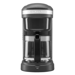 KitchenAid 12-Cup Coffee Maker With Spiral Showerhead - Matte Gray - KCM1208DG: Programmable Drip, Permanent Filter