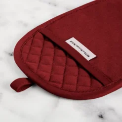 KitchenAid Asteroid Oval Pot Holder 2-Pack Set, Smoked Paprika Red, 6.5"x10" -KitchenAid GUEST 1296917c c86d 4353 8dea 8749bc380ffa