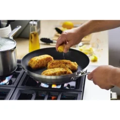 KitchenAid 3-Ply Base Stainless Steel 12" Nonstick Frying Pan -KitchenAid GUEST 13b636c7 90dc 4d4e 94b4 7a0f33eedb17