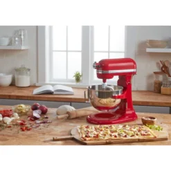 KitchenAid Professional 5qt Stand Mixer - Red - KV25G0X: 10 Speeds, 525W, Metal, Safety Lock, Dishwasher-Safe Parts -KitchenAid GUEST 14a9639e 3381 48b5 a746 12abed455aa3