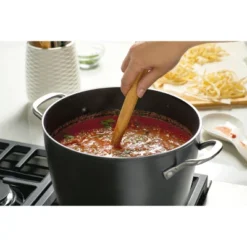 KitchenAid Hard-Anodized Induction 8qt Nonstick Stockpot With Lid -KitchenAid GUEST 1525623f 8f82 4986 8f12 96f76692303c