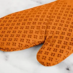 KITCHENAID Asteroid Oven Mitt 2-Pack Set, Honey Orange, 7"x12.5" -KitchenAid GUEST 15b7f736 f0b6 4d84 9ed5 b8953da3f9f8