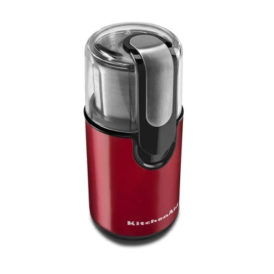 KitchenAid Blade Coffee Grinder - BCG111: Stainless Steel Blades, 12 Cup Capacity, Removable Bowl, Red 3 KitchenAid Blade Coffee Grinder - BCG111: Stainless Steel Blades, 12 Cup Capacity, Removable Bowl, Red