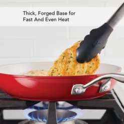 KitchenAid 10" Hard Anodized Ceramic Nonstick Frying Pan Empire Red: KitchenAid Cookware, Hand Wash, Gas & Electric Compatible -KitchenAid GUEST 192d059a 54a6 4058 a6cf a78ededa22ad