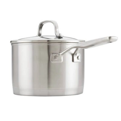 KitchenAid 3qt 3-Ply Blasé Stainless Steel Induction Saucepan With Lid Silver 4 KitchenAid 3qt 3-Ply Blasé Stainless Steel Induction Saucepan With Lid Silver - Image 2