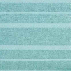 KITCHENAID Albany Kitchen Towel 4-Pack Set, Mineral Water Aqua/White, 16"x26"