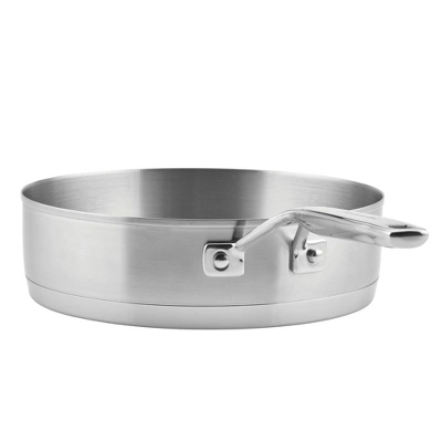 KitchenAid 3-Ply Base Stainless Steel 11pc Cookware Set: Induction Safe, Even-Heating, Tempered Glass Lids, Dishwasher Safe 9 KitchenAid 3-Ply Base Stainless Steel 11pc Cookware Set: Induction Safe, Even-Heating, Tempered Glass Lids, Dishwasher Safe - Image 7