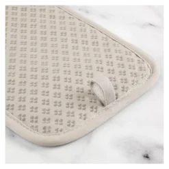 KitchenAid Asteroid Rectangle Pot Holder 2-Pack Set, Milkshake Tan, 7"x10" -KitchenAid GUEST 20e2fdb4 eb84 492a 8aab 044e4ae2d9a1