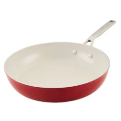 KitchenAid 12.25" Hard Anodized Ceramic Nonstick Frying Pan Empire Red: Lifetime Warranty, Hand Wash, Gas & Electric Compatible -KitchenAid GUEST 2752cd97 f9d4 4304 8fc9 c3567740e0ed