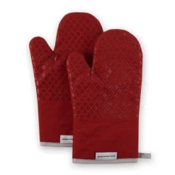 KITCHENAID Asteroid Oven Mitt 2-Pack Set, Smoked Paprika Red, 7"x12.5" -KitchenAid GUEST 3047b3b4 5b41 4703 b58f b9e6ee99035c