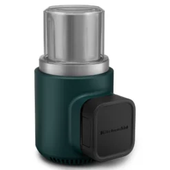 KitchenAid Go Cordless Blade Grinder Battery Included - Hearth & Handâ„¢ With Magnolia: Coffee Bean & Spice Grinder, Dark Green