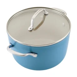KitchenAid Hard Anodized 10pc Nonstick Ceramic Cookware Pots And Pans Set - Blue Velvet: Tempered Glass Lids, Stainless Steel Handles 18 KitchenAid Hard Anodized 10pc Nonstick Ceramic Cookware Pots And Pans Set - Blue Velvet: Tempered Glass Lids, Stainless Steel Handles -KitchenAid GUEST 33b952e5 326e 4320 8600 49088eb89a1a