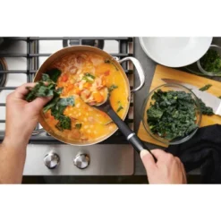 KitchenAid 3-Ply Base Stainless Steel 8qt Stockpot With Lid -KitchenAid GUEST 35752f2f 206d 48e9 9217 6133e185a903