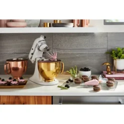 KitchenAid 5qt Radiant Gold Colorfast Finish Stainless Steel Bowl - KSM5SS -KitchenAid GUEST 35f40a6c e94c 40ba ab2f 33e030db465b