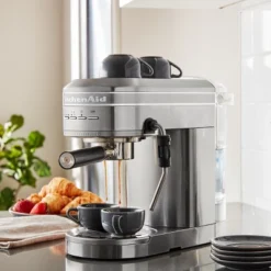 KitchenAid Semi-Automatic Espresso Machine - Brushed Stainless Steel: 15 Bars Pressure, Dishwasher-Safe, 47oz Capacity 15 KitchenAid Semi-Automatic Espresso Machine - Brushed Stainless Steel: 15 Bars Pressure, Dishwasher-Safe, 47oz Capacity -KitchenAid GUEST 39c033f6 2c32 4ed0 9bb1 4e5e1f767410
