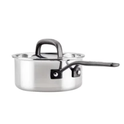 KitchenAid 1.5qt 5-Ply Clad Stainless Steel Induction Sauce Pan With Lid: Dishwasher-Safe Cooking Pot -KitchenAid GUEST 3b4d2e75 645f 46a8 a978 f00203275328