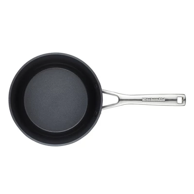 KitchenAid Hard Anodized Induction 2qt Covered Saucepan: Nonstick Matte Black, Dishwasher-Safe, Gas & Electric Compatible 8 KitchenAid Hard Anodized Induction 2qt Covered Saucepan: Nonstick Matte Black, Dishwasher-Safe, Gas & Electric Compatible - Image 6