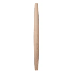 KitchenAid Tapered French Rolling Pin: Maple Wooden Roller For Baking, Hand Wash, 22" Light Brown