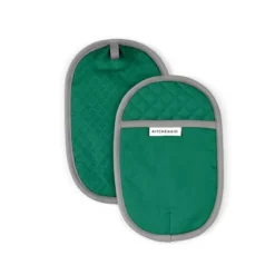 KITCHENAID Asteroid Pot Holder 2-Pack Set, Pebbled Palm Green, 6.5"x10" 11 KITCHENAID Asteroid Pot Holder 2-Pack Set, Pebbled Palm Green, 6.5"x10" -KitchenAid GUEST 41ee5641 3307 4dc3 85a7 f5ef998c8469