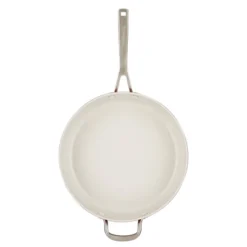 KitchenAid 5qt Hard Anodized Ceramic Nonstick Saute Pan With Lid Empire Red: Hand Wash, Gas & Electric Compatible -KitchenAid GUEST 464e6752 18f8 4c38 bf5b ab6167fb1c2c