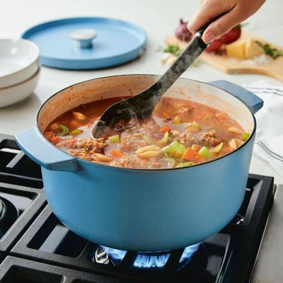 KitchenAid 6qt Enameled Cast Iron Induction Dutch Oven Blue Velvet 2 KitchenAid 6qt Enameled Cast Iron Induction Dutch Oven Blue Velvet