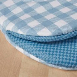 KitchenAid 2pk Cotton Gingham Mini Oven Mitts Light Blue: Hot Pads & Oven Mitts, Classic Pattern, Machine Washable -KitchenAid GUEST 4e6d5b5a 17db 4cc5 a355 8c8950f73d1f