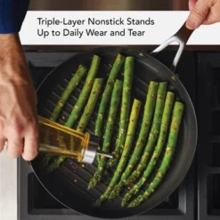 KitchenAid 3-Ply Base Stainless Steel 10.25" Nonstick Round Grill Pan: Induction Safe, Dishwasher & Oven Safe Griddle 19 KitchenAid 3-Ply Base Stainless Steel 10.25" Nonstick Round Grill Pan: Induction Safe, Dishwasher & Oven Safe Griddle -KitchenAid GUEST 50da5e0a cba0 4407 bda7 330daaa1a96d