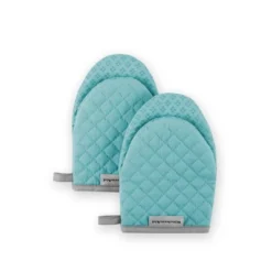 KitchenAid 2pk Cotton Asteroid Mini Oven Mitts -KitchenAid GUEST 567fc1dc d94b 4eb7 80af e17067d37f99