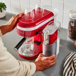 KitchenAid Automatic Milk Frother Attachment - Empire Red: Manual Milk Steamer, Dishwasher-Safe, 17 Oz Capacity -KitchenAid GUEST 587ff83f 9d1f 4dae 8b3b da8c6bac025c