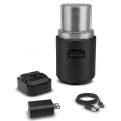 KitchenAid Go Cordless Blade Grinder Battery Included KBGR111: Stainless Steel, Dishwasher-Safe, Coffee & Spice Grinder -KitchenAid GUEST 597e4fd9 aa00 44d6 907b dcf8bb2f747d