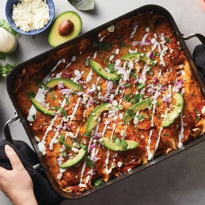 KitchenAid Hard Anodized Induction 13"x15.75" Roaster With Nonstick Rack: Turkey Roasting Pan, Oven-Safe, Matte Black 13 KitchenAid Hard Anodized Induction 13"x15.75" Roaster With Nonstick Rack: Turkey Roasting Pan, Oven-Safe, Matte Black - Image 11