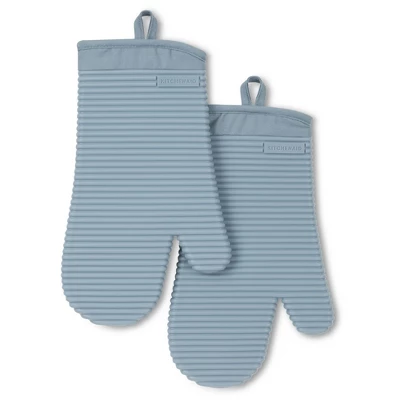 KITCHENAID Ribbed Soft Silicone Oven Mitt 2-Pack Set 12 KITCHENAID Ribbed Soft Silicone Oven Mitt 2-Pack Set - Image 10