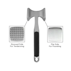 KitchenAid Aluminum Meat Pounder: Black Hand Wash Meat Tenderizer Mallet, 9.45" Height, 3.35" Width -KitchenAid GUEST 5d12f289 9a19 4b2d a39c e246571ff910