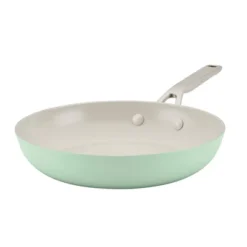 KitchenAid Hard Anodized 10" Nonstick Ceramic Frying Pan - Pistachio: 10 Inch Stir Fry Pan, Stainless Steel Handle, Hand Wash -KitchenAid GUEST 5e6b82c7 d6cd 44c1 adc4 3c246e9b3497
