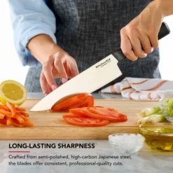 KitchenAid 14pc 2-Tone Block Knife Set Black: High Carbon Stainless Steel, Forged Cutlery, Hand Wash, Lifetime Warranty -KitchenAid GUEST 60008d14 d473 4418 8c5a ed6bb0289f22