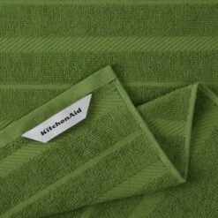 KITCHENAID Albany Kitchen Towel 4-Pack Set, Matcha Green/White, 16"x26" -KitchenAid GUEST 60b62e6e 90f2 4b0f afbf 54a357e48c57