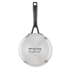 KitchenAid 1.5qt 5-Ply Clad Stainless Steel Induction Sauce Pan With Lid: Dishwasher-Safe Cooking Pot -KitchenAid GUEST 65ab0912 1d51 4a3a ac8f 4fb95d1dd9f4