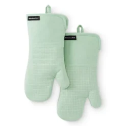KITCHENAID Gourmet Series Gridlines Oven Mitts 2-Pack Set -KitchenAid GUEST 6f6f2df2 628a 45fd a63d 27c463e90e21