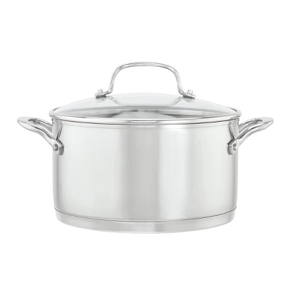 KitchenAid 3-Ply Base Stainless Steel 11pc Cookware Set: Induction Safe, Even-Heating, Tempered Glass Lids, Dishwasher Safe 18 KitchenAid 3-Ply Base Stainless Steel 11pc Cookware Set: Induction Safe, Even-Heating, Tempered Glass Lids, Dishwasher Safe - Image 16