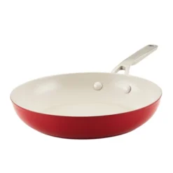 KitchenAid 10" Hard Anodized Ceramic Nonstick Frying Pan Empire Red: KitchenAid Cookware, Hand Wash, Gas & Electric Compatible -KitchenAid GUEST 764ae833 4ffe 4fc5 ac8e 4b8f7bd6c3b2