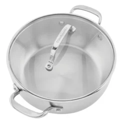 KitchenAid 3-Ply Base Stainless Steel 4qt Casserole With Lid: Round Baking Dish, Tempered Glass Lid, Dishwasher & Oven Safe 17 KitchenAid 3-Ply Base Stainless Steel 4qt Casserole With Lid: Round Baking Dish, Tempered Glass Lid, Dishwasher & Oven Safe -KitchenAid GUEST 765b9235 0bd7 4adb 870b 86615b400832